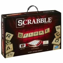 Hasbro Scrabble Deluxe Edition Game Board Games
