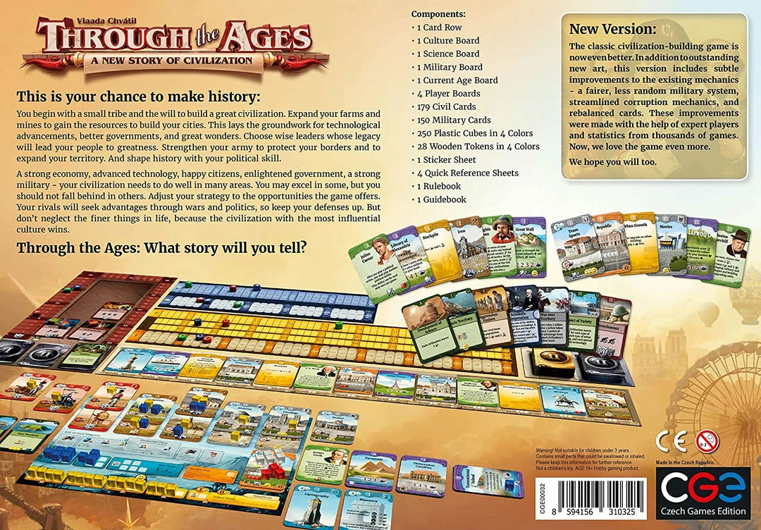 Best Sale ⌛ Czech Games Edition Board Games Through The Ages: A New Story Of Civilization ✔️ 4 Czech Games Edition Board Games Through The Ages: A New Story Of Civilization