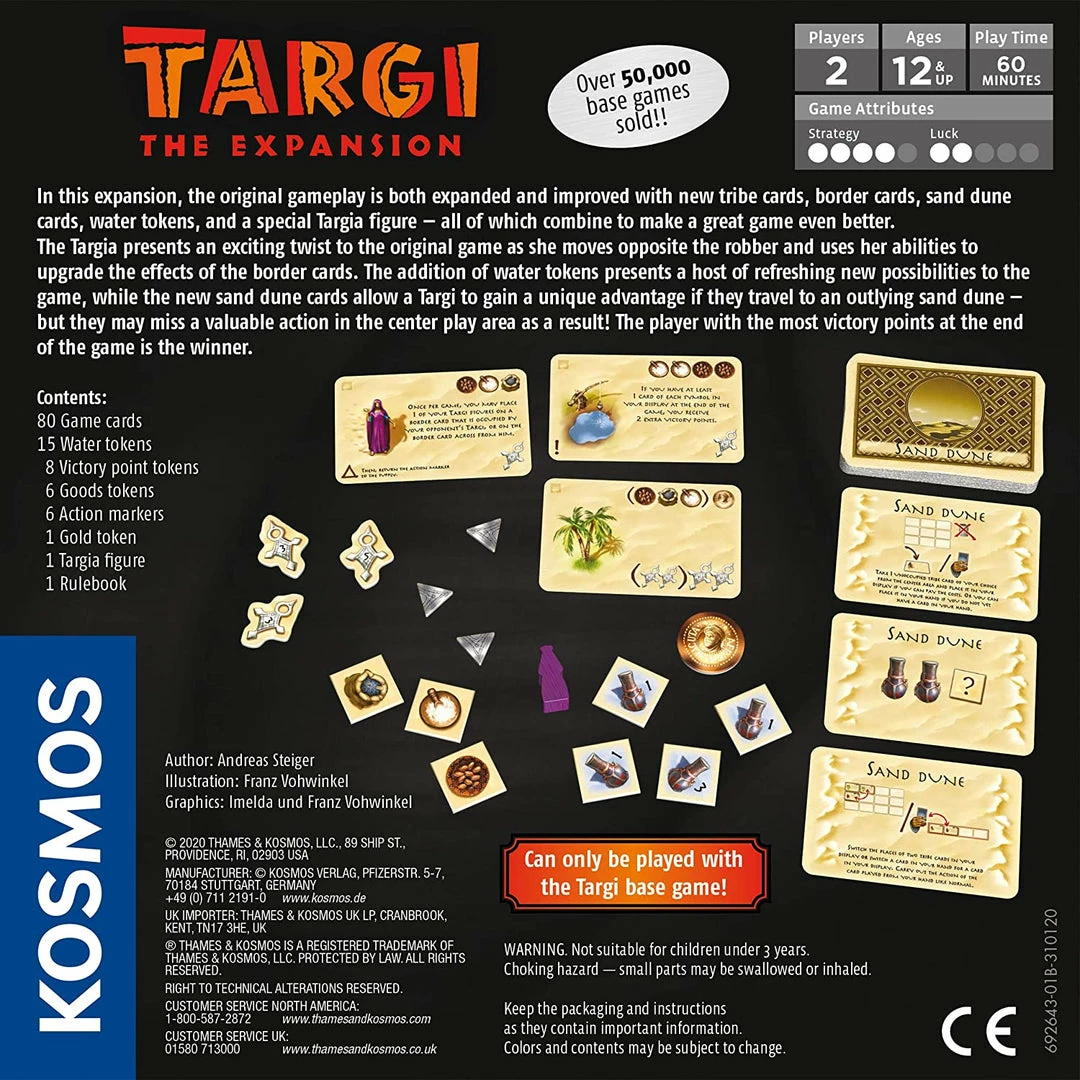 Cheap π KOSMOS Board Games Targi: The Expansion π 4 KOSMOS Board Games Targi: The Expansion