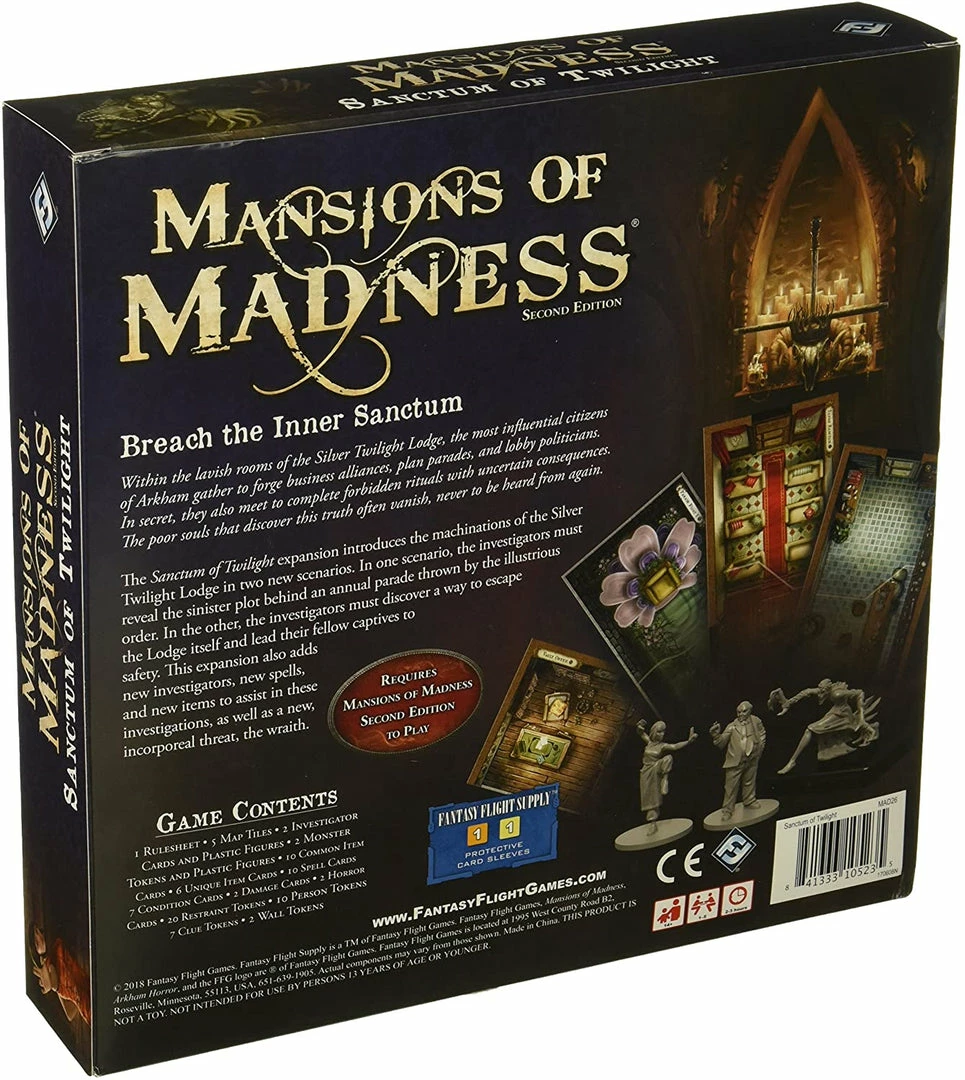 Budget π Fantasy Flight Games Mansions Of Madness 2nd Edition: Sanctum Of Twilight Expansion Board Games β¨ 4 Fantasy Flight Games Mansions Of Madness 2nd Edition: Sanctum Of Twilight Expansion Board Games