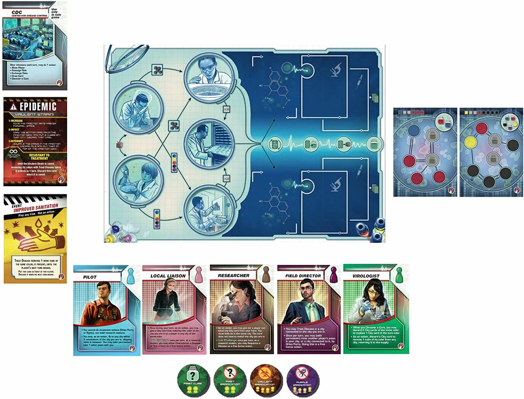 Best Pirce ๐ Z-Man Games Board Games Pandemic: In The Lab Expansion ๐ 4 Z-Man Games Board Games Pandemic: In The Lab Expansion