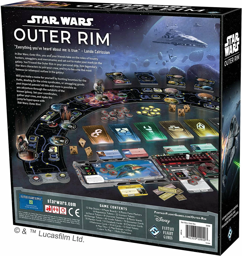 Wholesale ๐ฅ Fantasy Flight Games Star Wars: Outer Rim Board Games ๐ 4 Fantasy Flight Games Star Wars: Outer Rim Board Games