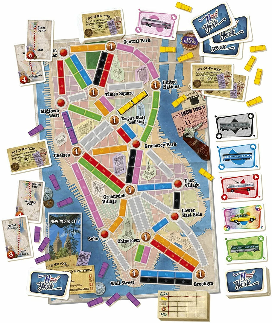Hot Sale ✔️ Days Of Wonder Ticket To Ride: New York ✔️ 4 Days Of Wonder Ticket To Ride: New York