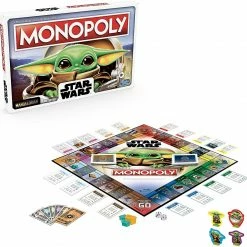 Hasbro Board Games Monopoly: Star Wars The Child Edition Board