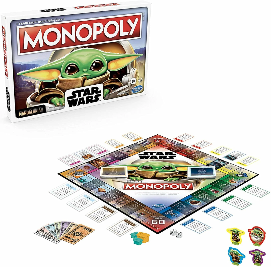Cheapest โ๏ธ Hasbro Board Games Monopoly: Star Wars The Child Edition Board ๐ 4 Hasbro Board Games Monopoly: Star Wars The Child Edition Board