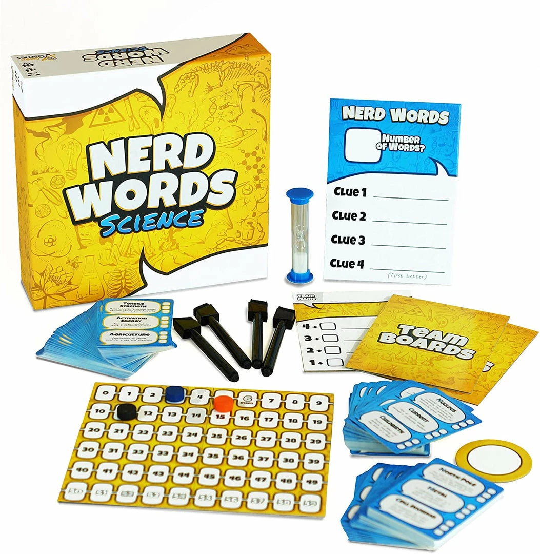 Deals ๐ Genius Games Nerd Words: Science! Board Games โ 4 Genius Games Nerd Words: Science! Board Games