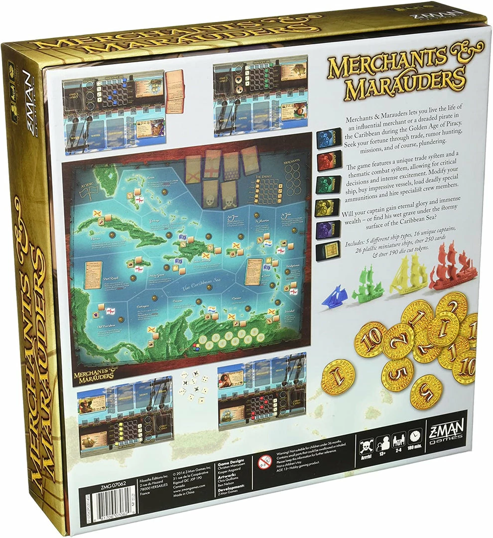 Coupon β€οΈ Z-Man Games Board Games Merchants & Marauders π 4 Z-Man Games Board Games Merchants & Marauders