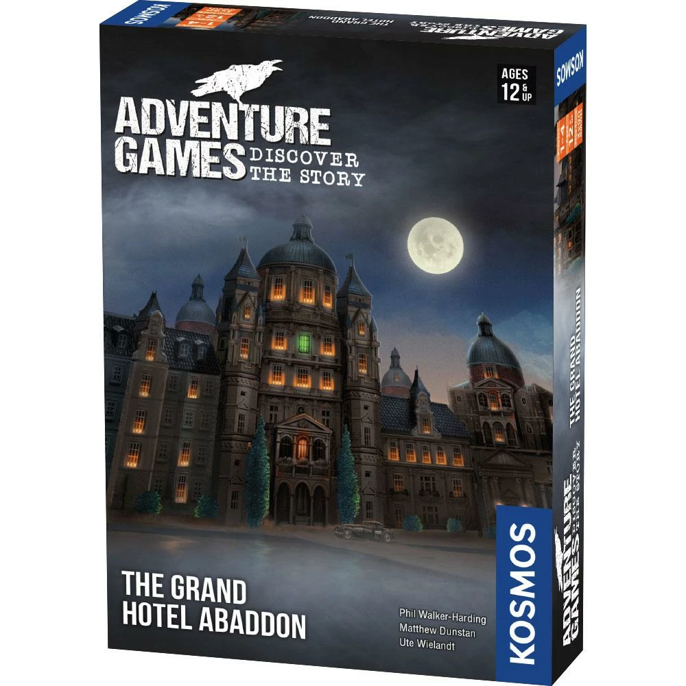 Promo ๐ Kosmos Adventure Games: The Grand Hotel Abaddon Board Games ๐คฉ 3 Kosmos Adventure Games: The Grand Hotel Abaddon Board Games