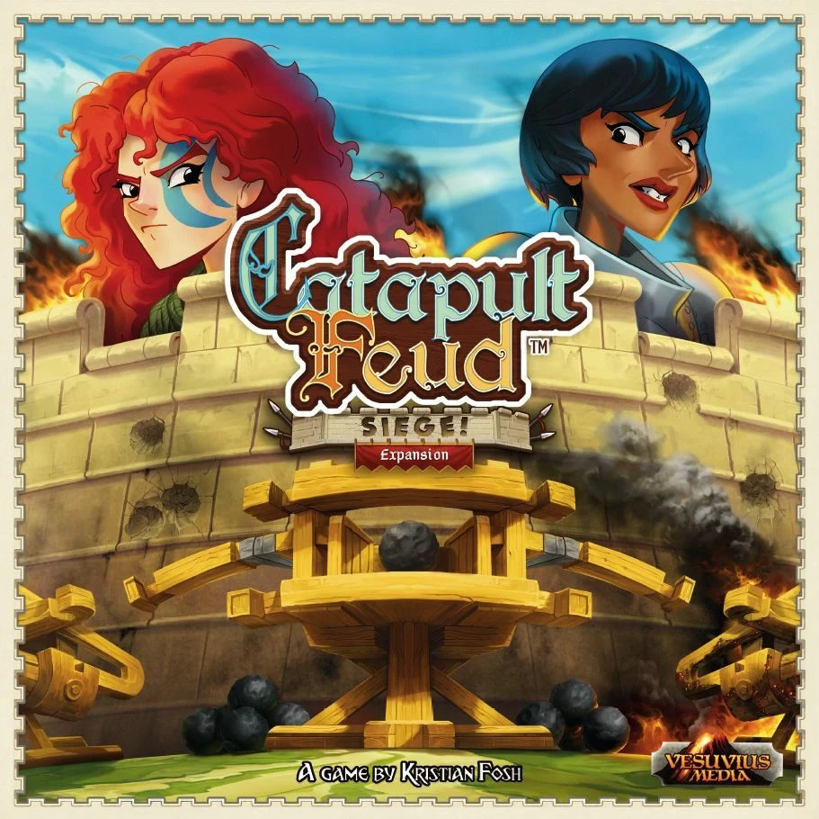 Best Sale ๐งจ Vesuvius Media Catapult Feud: Siege Expansion Board Games ๐ 3 Vesuvius Media Catapult Feud: Siege Expansion Board Games