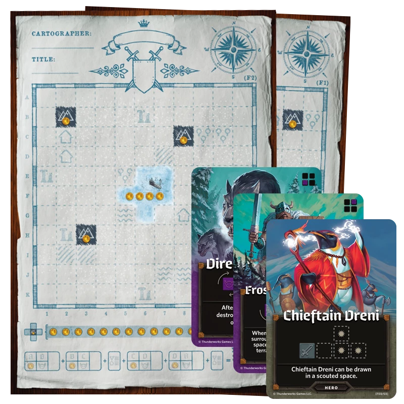 Deals π Thunderworks Games Card Games Cartographers Map Pack 4: Frozen Expanse β Realm Of Frost Giants π 4 Thunderworks Games Card Games Cartographers Map Pack 4: Frozen Expanse β Realm Of Frost Giants