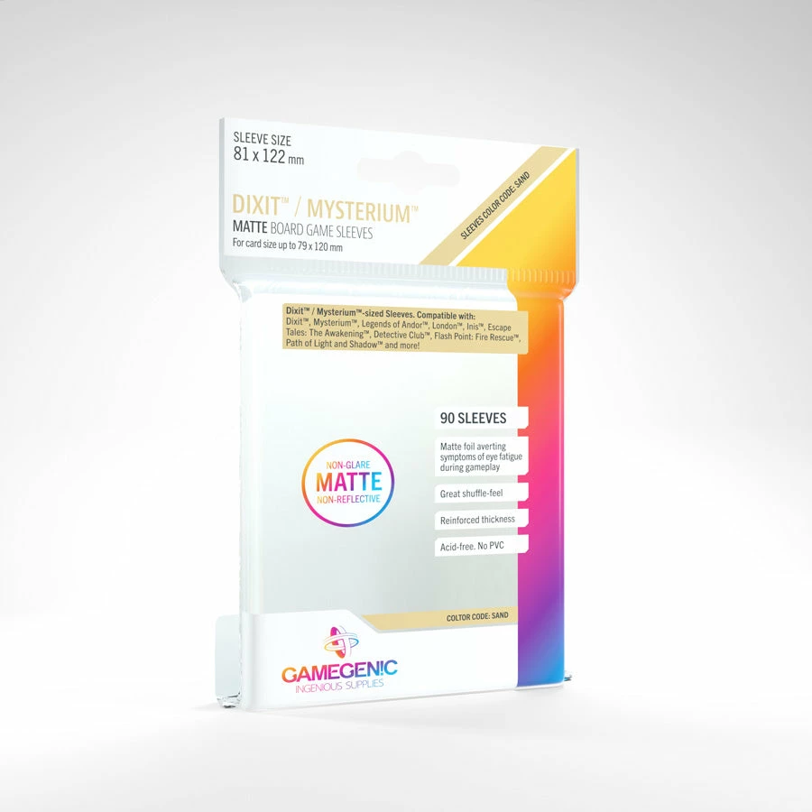 Best Pirce π Gamegenic Clear Matte Sleeves: Dixit/Mysterium (81 X 122 Mm) (Color Code: Sand) π― 3 Gamegenic Clear Matte Sleeves: Dixit/Mysterium (81 X 122 Mm) (Color Code: Sand)