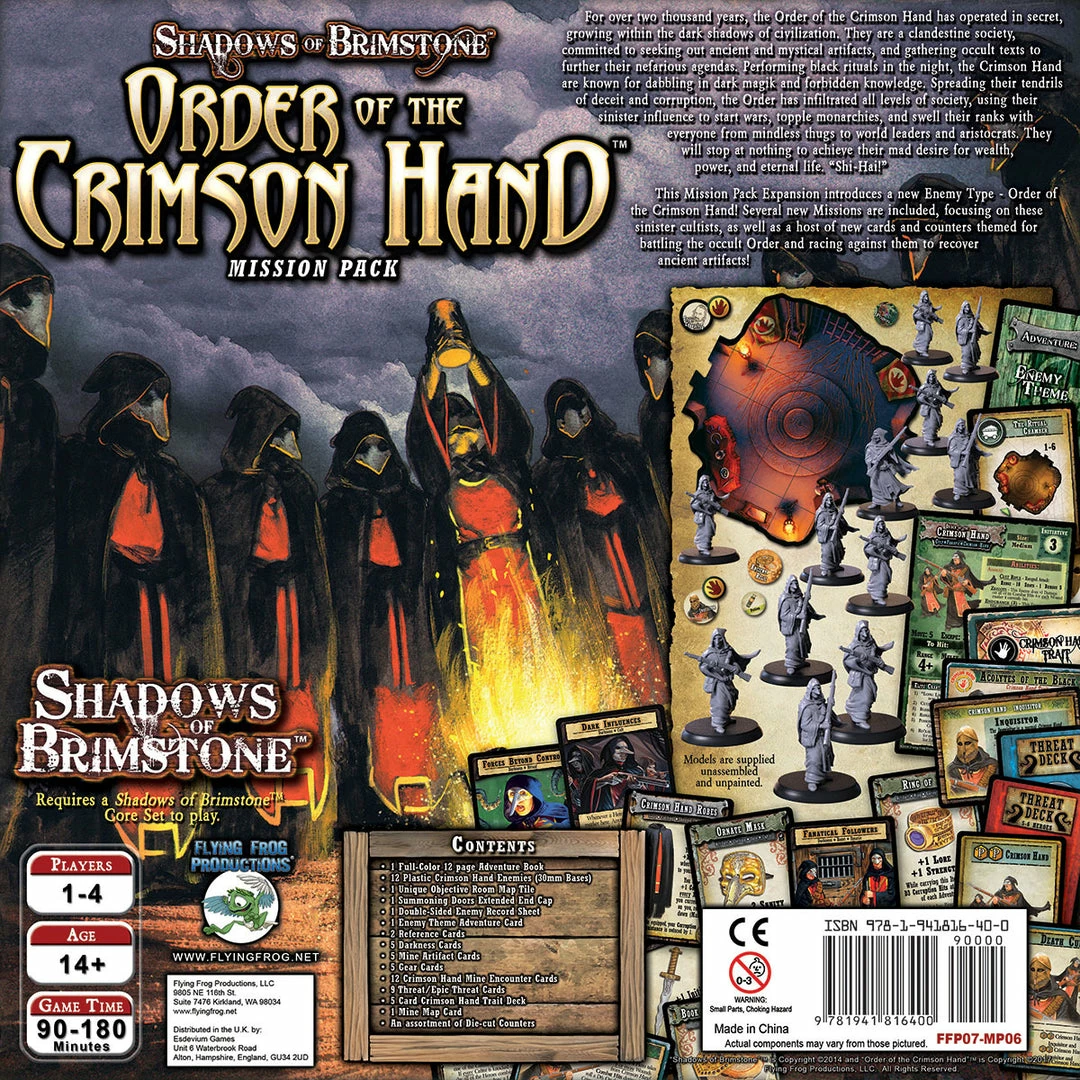 Best Pirce π Flying Frog Productions Shadows Of Brimstone: Order Of The Crimson Hand Mission Pack Board Games π 4 Flying Frog Productions Shadows Of Brimstone: Order Of The Crimson Hand Mission Pack Board Games