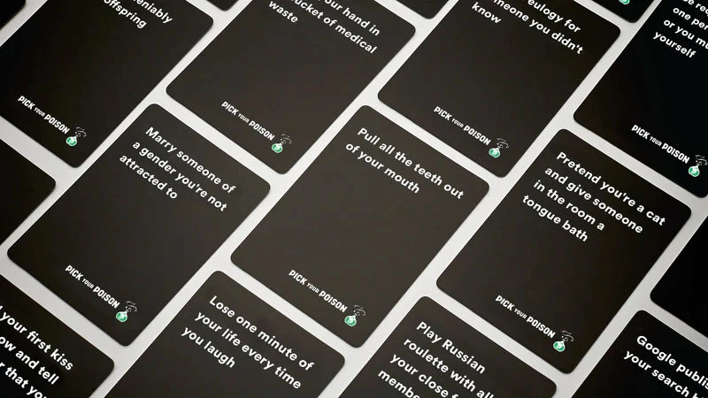 Budget π€© Player Ten Pick Your Poison: NSFW Edition Card Games π― 5 Player Ten Pick Your Poison: NSFW Edition Card Games