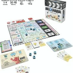 Discount 🌟 Keen Bean Studio Board Games Roll Camera! The Filmmaking Board Game 👍 7 Keen Bean Studio Board Games Roll Camera! The Filmmaking Board Game