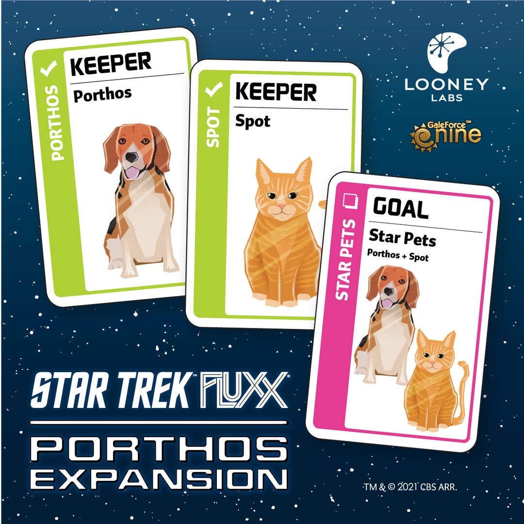 Buy β Looney Labs Star Trek Fluxx: Porthos Expansion Card Games π― 4 Looney Labs Star Trek Fluxx: Porthos Expansion Card Games
