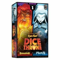 Roxley Dice Throne: Season One ReRolled – Barbarian V. Moon Elf Card Games