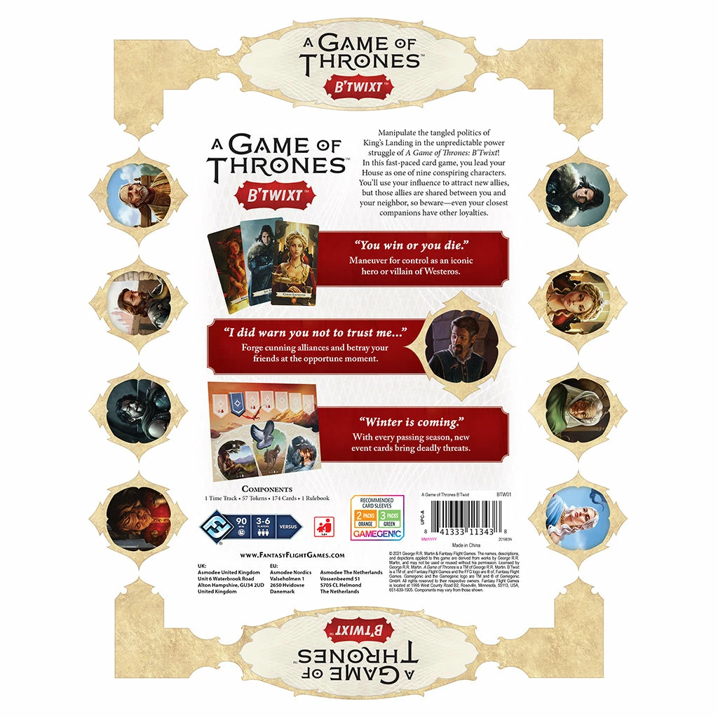 Best reviews of ⭐ Fantasy Flight Games Card Games A Game Of Thrones: B'Twixt 🧨 4 Fantasy Flight Games Card Games A Game Of Thrones: B'Twixt