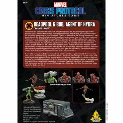 Atomic Mass Games Marvel: Crisis Protocol – Deadpool & Bob, Agent Of Hydra Board Games