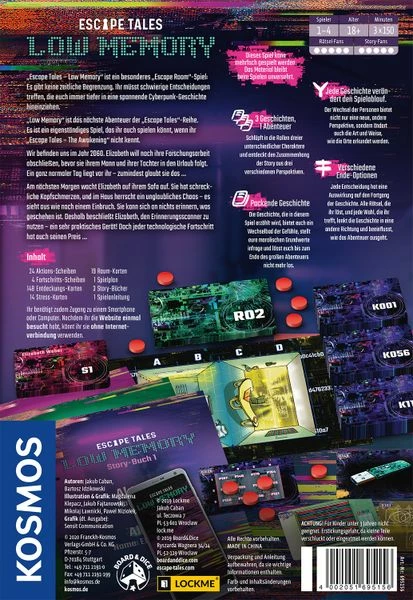 Promo π Board & Dice Escape Tales: Low Memory π 4 Board & Dice Escape Tales: Low Memory