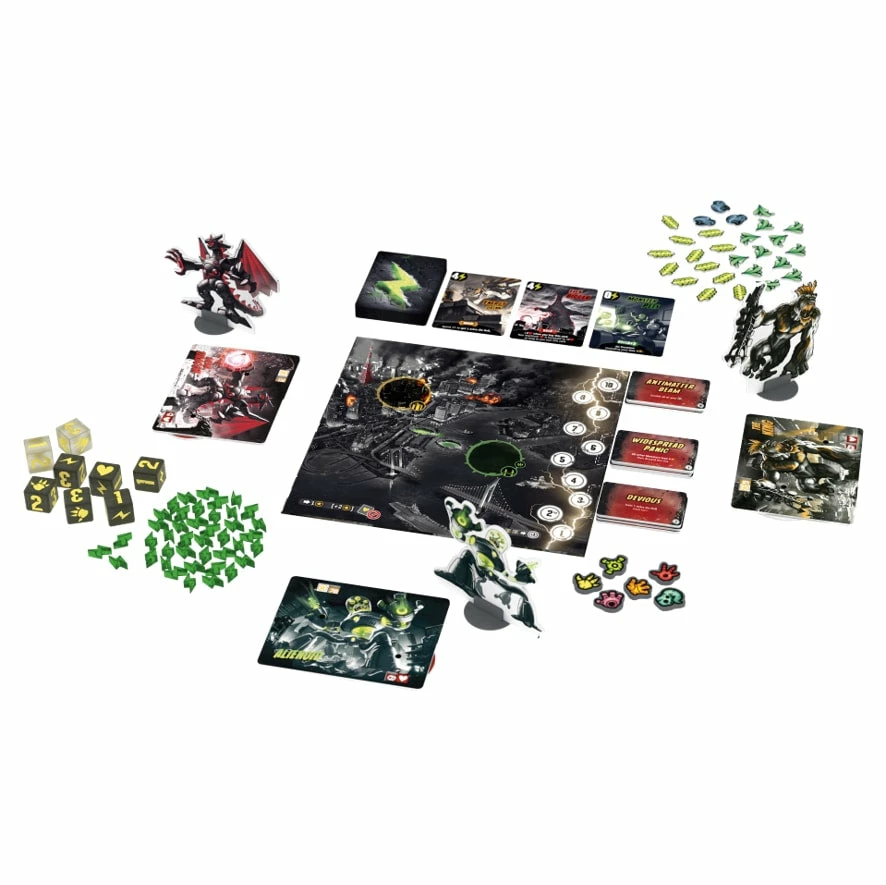 Promo ๐ IELLO King Of Tokyo: Dark Edition Board Games โ๏ธ 4 IELLO King Of Tokyo: Dark Edition Board Games