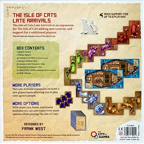 Wholesale π The City Of Games Board Games The Isle Of Cats: Late Arrivals βοΈ 4 The City Of Games Board Games The Isle Of Cats: Late Arrivals
