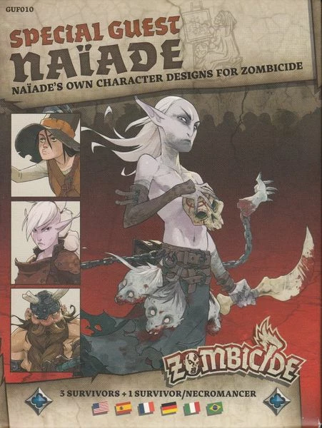 Cheapest ⌛ CMON Board Games Zombicide: Black Plague Special Guest Box – Naïade 🥰 3 CMON Board Games Zombicide: Black Plague Special Guest Box – Naïade