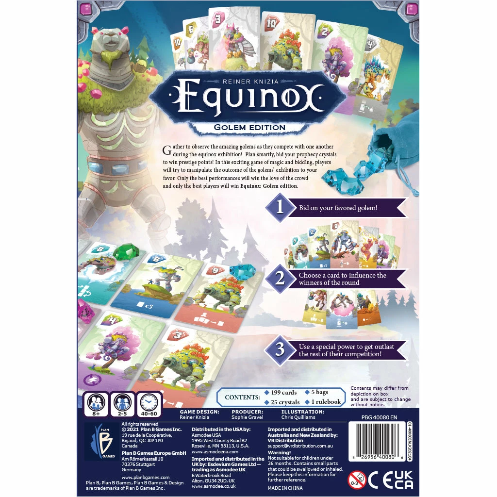 Discount π₯ Plan B Games Equinox: Golem Edition Board Games βοΈ 4 Plan B Games Equinox: Golem Edition Board Games
