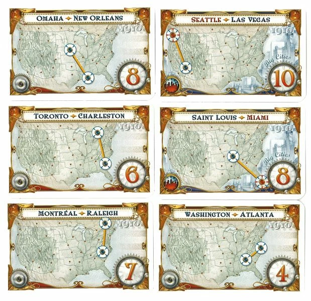 New 🛒 Days Of Wonder Board Games Ticket To Ride: USA 1910 🥰 4 Days Of Wonder Board Games Ticket To Ride: USA 1910