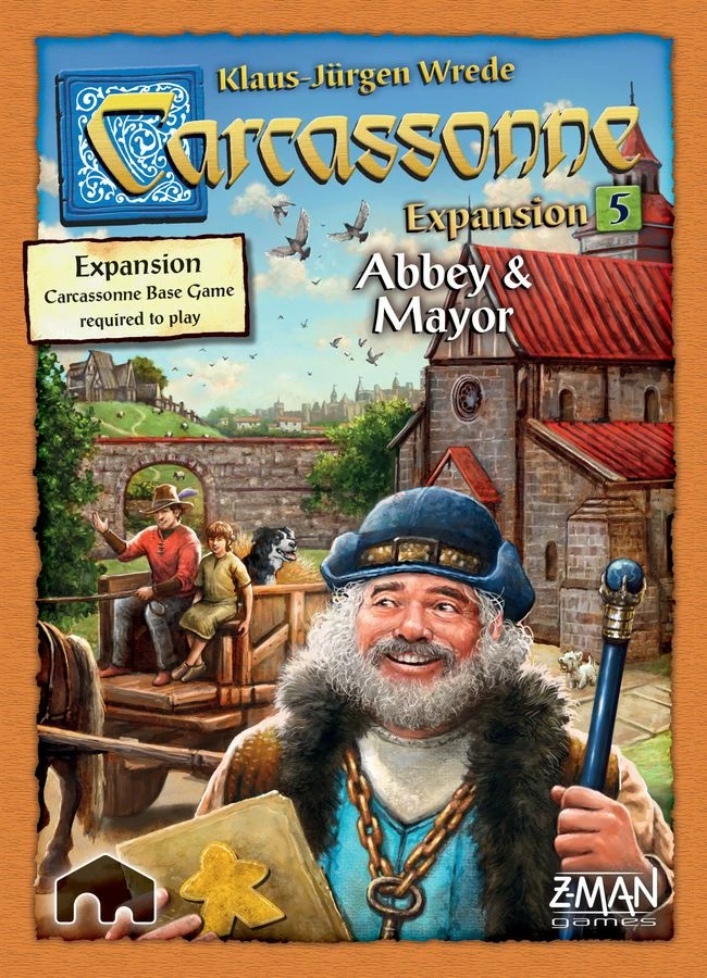 Hot Sale ❤️ Hans Im Gluck Board Games Carcassonne: Expansion 5 - Abbey And Mayor ⭐ 3 Hans Im Gluck Board Games Carcassonne: Expansion 5 - Abbey And Mayor