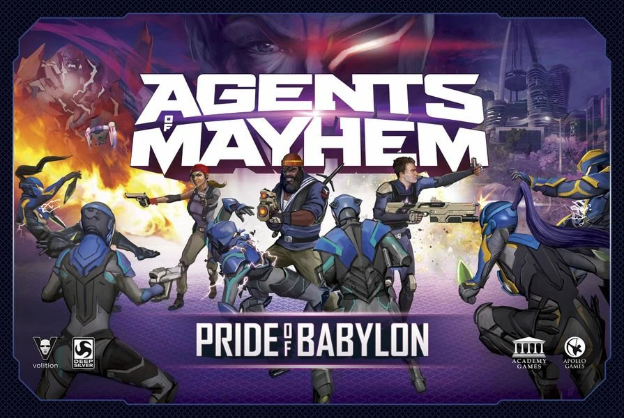 Flash Sale ❤️ Academy Games Board Games Agents Of Mayhem: Pride Of Babylon ❤️ 3 Academy Games Board Games Agents Of Mayhem: Pride Of Babylon