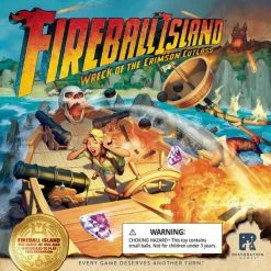 Restoration Games Fireball Island: The Curse Of Vul-Kar – Wreck Of The Crimson Cutlass Board Games