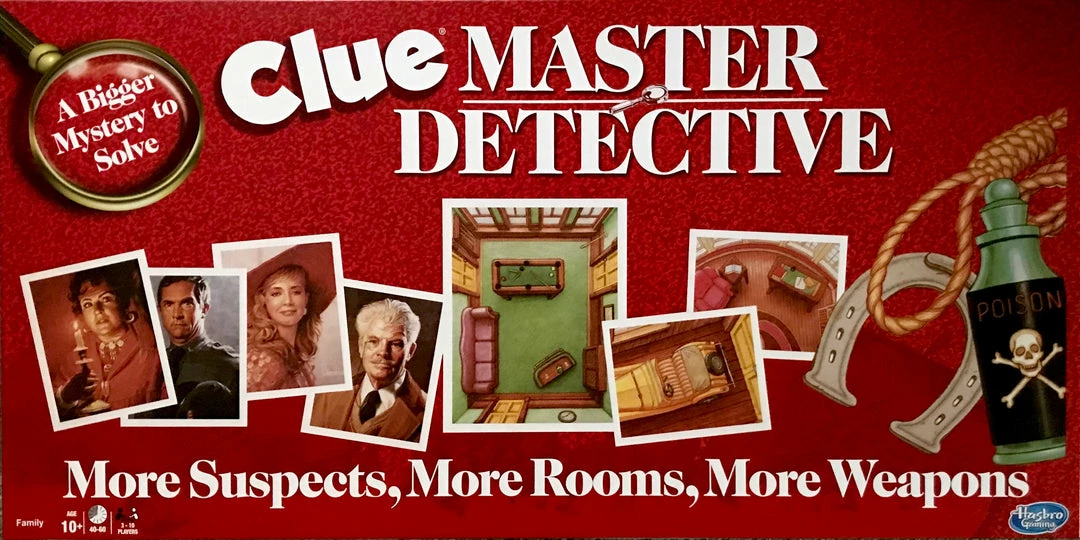 Promo ๐ Hasbro Clue: Master Detective ๐ 3 Hasbro Clue: Master Detective