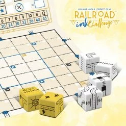 Horrible Guild Railroad Ink Challenge: Shining Yellow Edition