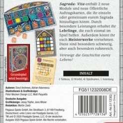 Floodgate Games Sagrada: The Great Facades – Life Board Games