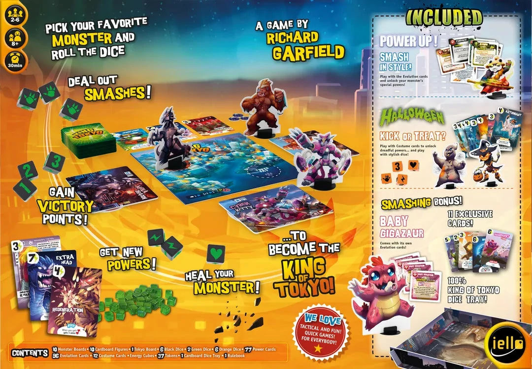 Buy π― IELLO King Of Tokyo: Monster Box π 4 IELLO King Of Tokyo: Monster Box