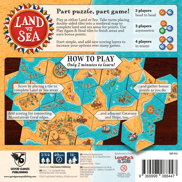 Flash Sale β€οΈ Good Games Publishing Board Games Land Vs Sea π₯° 4 Good Games Publishing Board Games Land Vs Sea