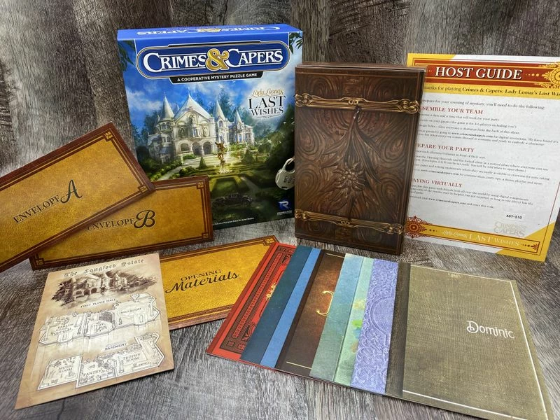 Promo β¨ Renegade Game Studios Crimes & Capers: Lady Leona's Last Wishes π 4 Renegade Game Studios Crimes & Capers: Lady Leona's Last Wishes