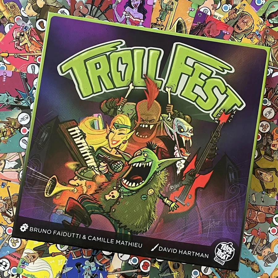 Hot Sale ⨠Trick Or Treat Studios TrollFest Board Games 𧨠3 Trick Or Treat Studios TrollFest Board Games