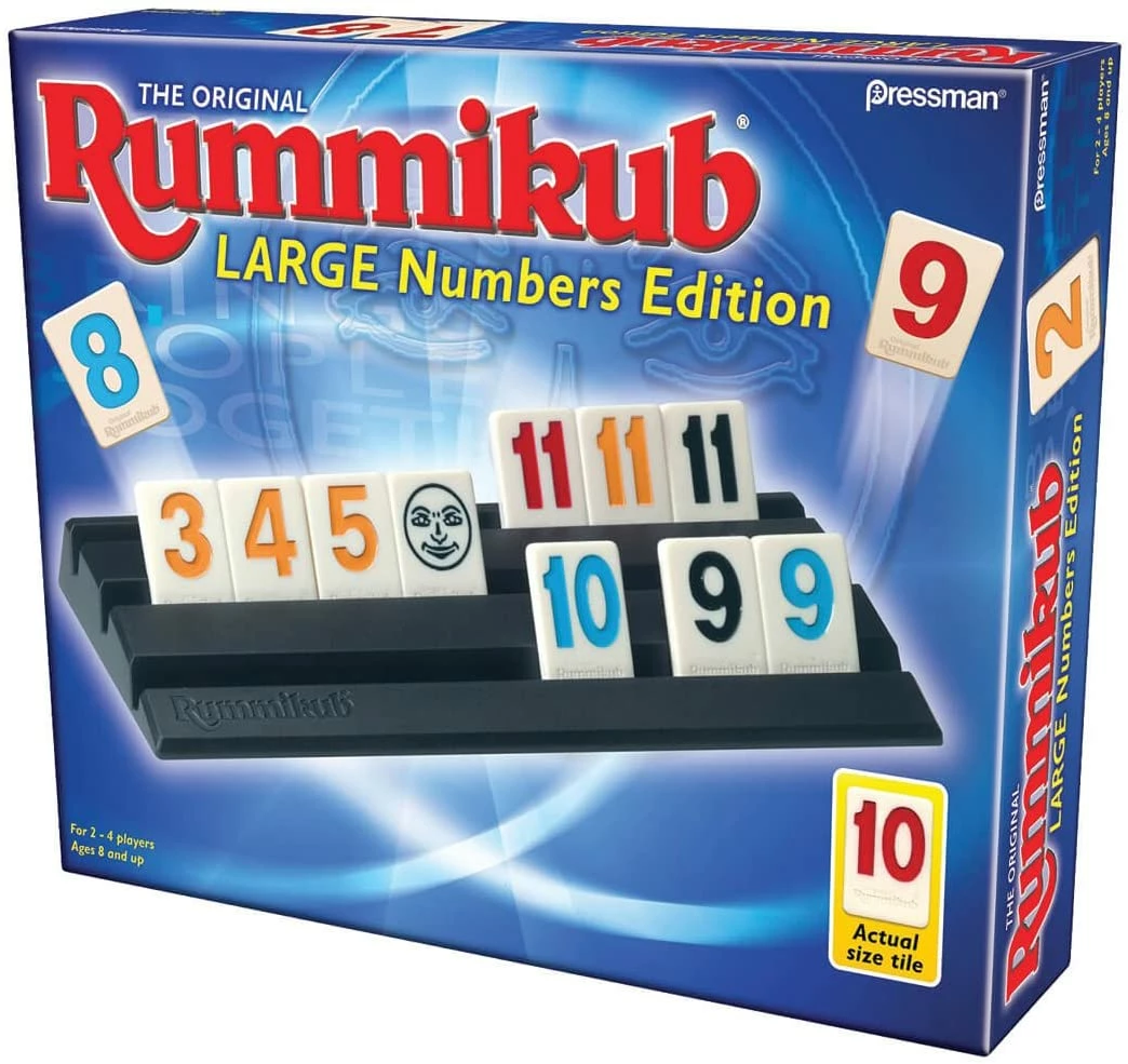 Best Sale π Pressman Rummikub Game Large Numbers Edition π 3 Pressman Rummikub Game Large Numbers Edition