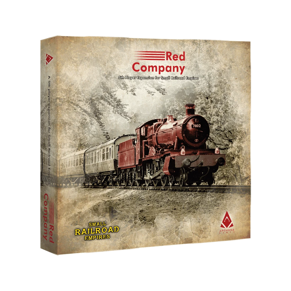 Cheap 🤩 Archona Games Small Railroad Empires: Red Company Board Games 🤩 3 Archona Games Small Railroad Empires: Red Company Board Games
