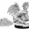 WizKids Dungeons & Dragons Nolzur's Marvelous Unpainted Minis: W10 Red Dragon Wyrmling Board Games