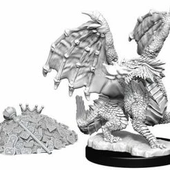 WizKids Dungeons & Dragons Nolzur's Marvelous Unpainted Minis: W10 Red Dragon Wyrmling Board Games